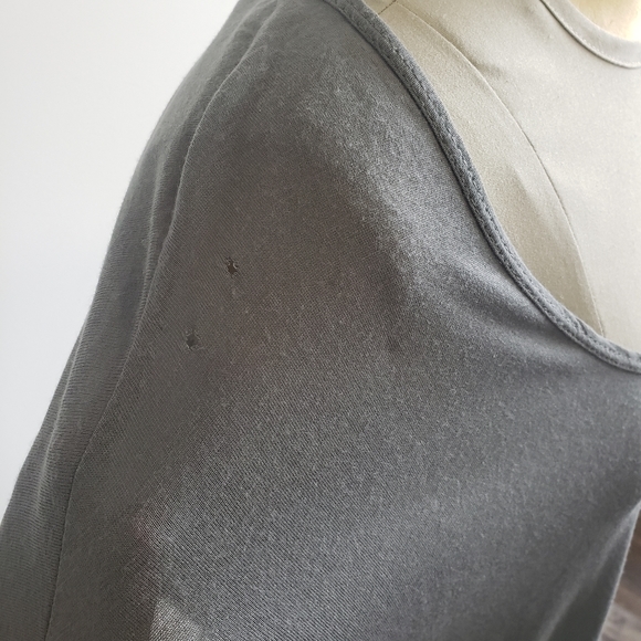 Nation Ltd Oversized Flowy Tee Shirt Grey - Picture 7 of 7